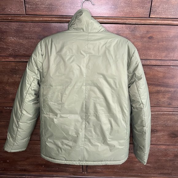 J.Crew Sherpa-Lined Puffer Jacket with Prima Loft, size XS, Olive Green - Picture 3 of 6